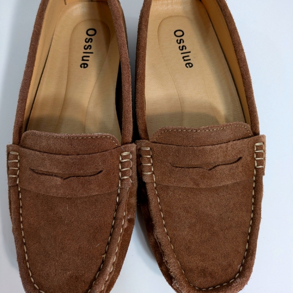 Men's Brown Suede Loafers